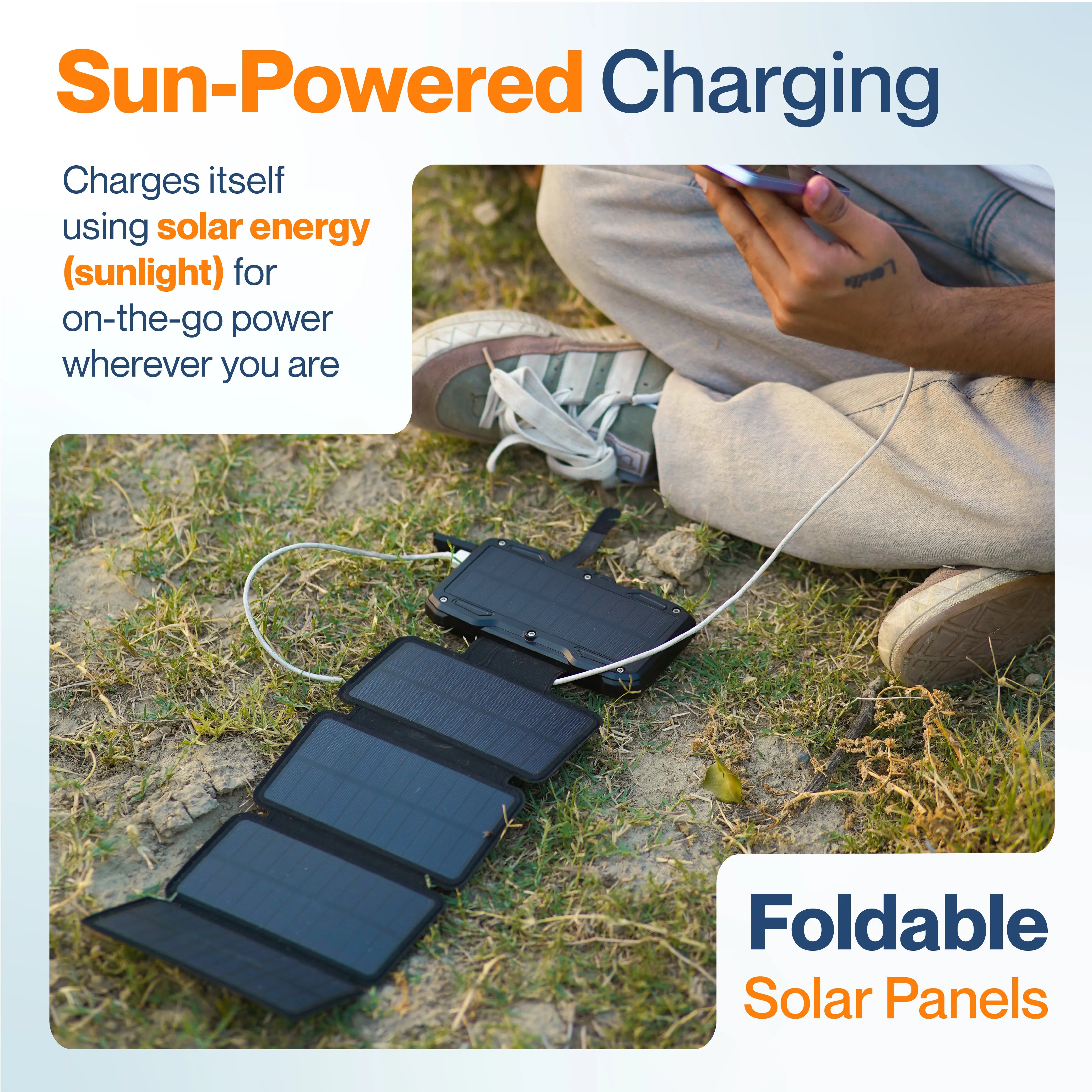 Solar 10K power bank with solar panel – Ambrane India